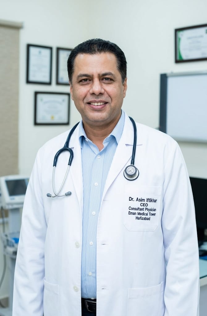 Dr. Asim Iftikhar — CEO Physician Centre • Consultant Physician